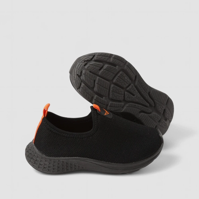 Slip On Infantil Vertus Mesh Calce Fácil Preto