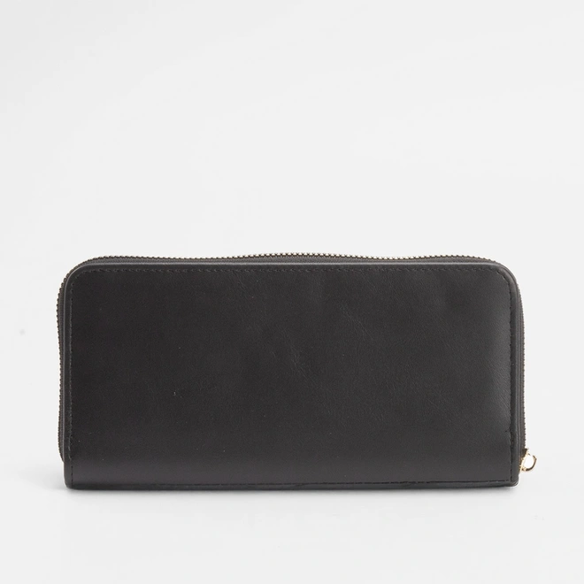 Carteira Grande STZ Matelassê Bolso Externo Preto
