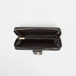 Carteira Grande STZ Matelassê Bolso Externo Preto