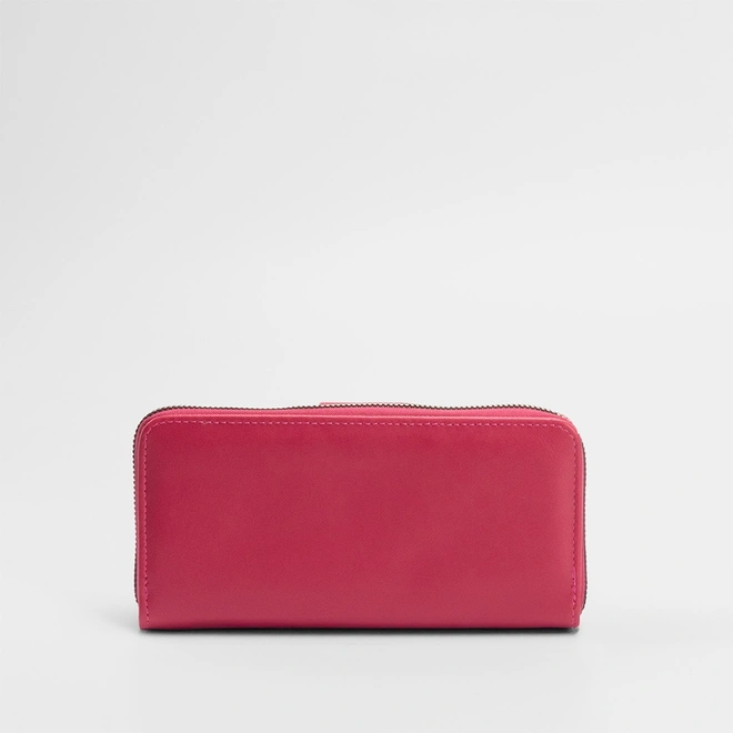 Carteira Grande STZ Matelassê Bolso Externo Rosa