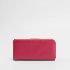 Carteira Grande STZ Matelassê Bolso Externo Rosa