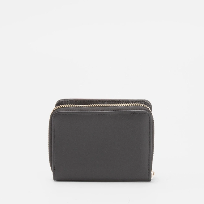 Carteira Feminina STZ Matelassê Bolso Externo Preto