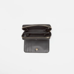 Carteira Feminina STZ Matelassê Bolso Externo Preto