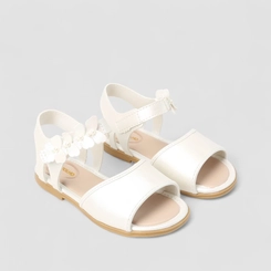 Sandália Infantil Pimpolho Borboletas Branco