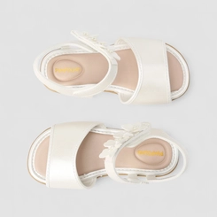 Sandália Infantil Pimpolho Borboletas Branco