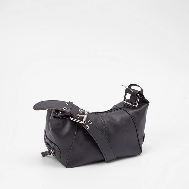 Bolsa Hobo Gabriela Fivela Ombro Preto