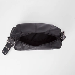 Bolsa Hobo Gabriela Fivela Ombro Preto