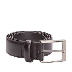 Cinto Masculino Woche Couro Pesponto Preto