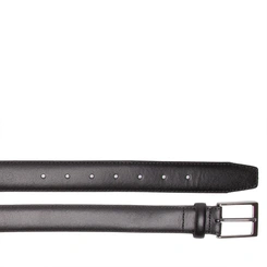 Cinto Masculino Woche Couro Pesponto Preto