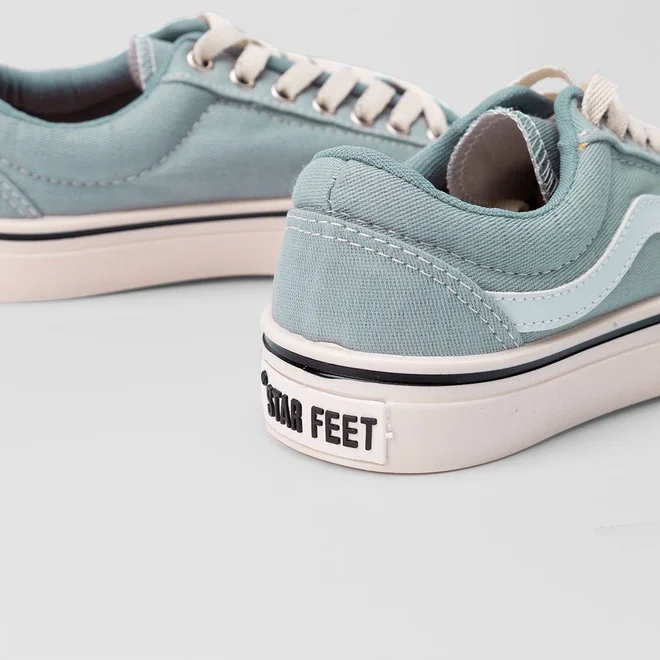 Tênis Casual Masculino Start Feet Recortes Cinza
