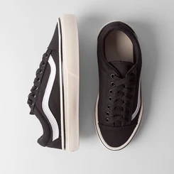 Tênis Star Feet Casual Feminino Recorte Lateral Preto