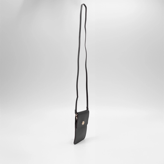 Bolsa Porta Celular Penélope Pequena Transversal Preto