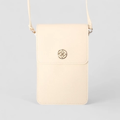 Bolsa Penelope Feminina Transversal Bege