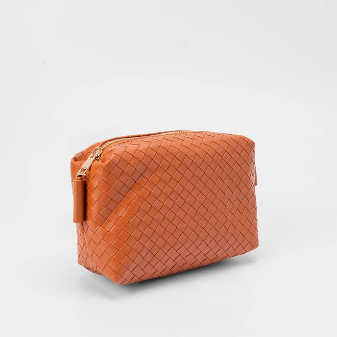 Bolsa Transversal Penélope Tressê Detalhe Alça Nó Caramelo