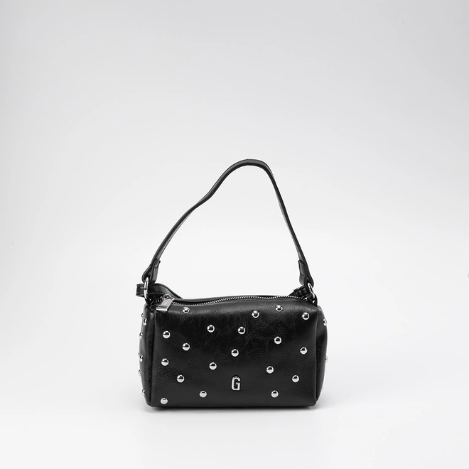 Bolsa Gabriela Transversal Pequena Detalhe Rebite Preto