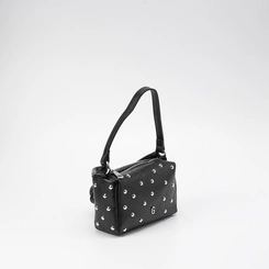 Bolsa Gabriela Transversal Pequena Detalhe Rebite Preto