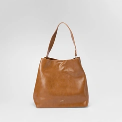 Bolsa Hobo Gabriela Detalhe Alça Caramelo