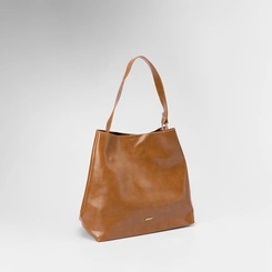 Bolsa Hobo Gabriela Detalhe Alça Caramelo
