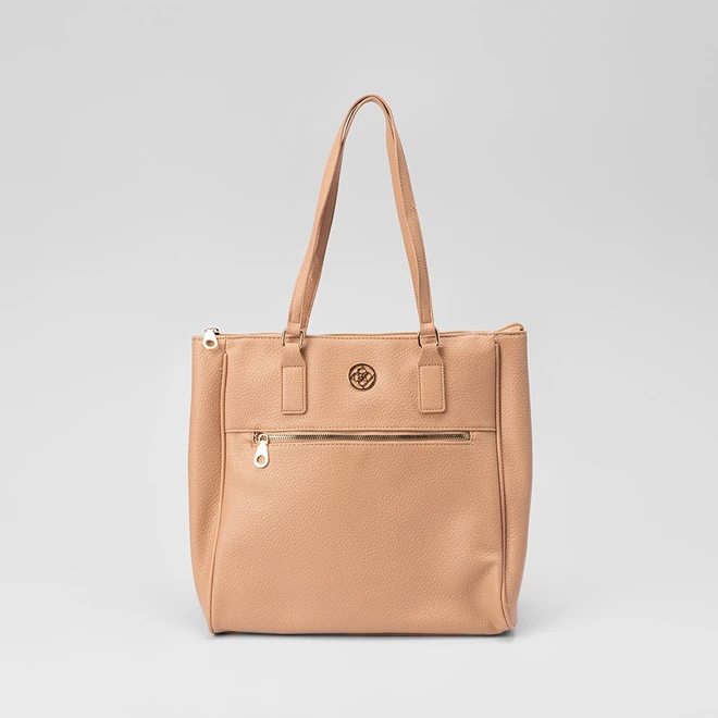 Bolsa Shopping Bag Penélope Bolsa Texturizada Nude