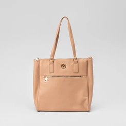 Bolsa Shopping Bag Penélope Bolsa Texturizada Nude