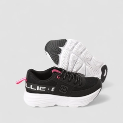 Tênis Ollie Originals Virtus Esportivo Feminino Elástico Preto