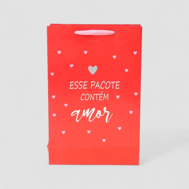 Sacola STZ Pequena Amor Vermelho