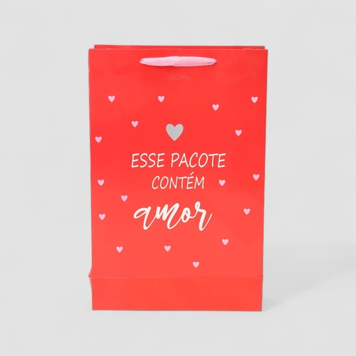 Sacola STZ Pequena Amor Vermelho