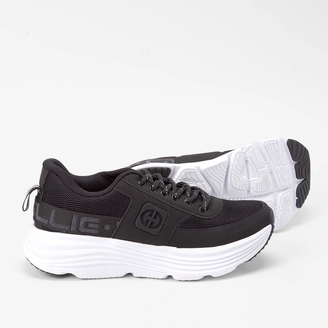 Tênis Masculino Ollie Originals Esportivo Virtus 2 Preto & Branco