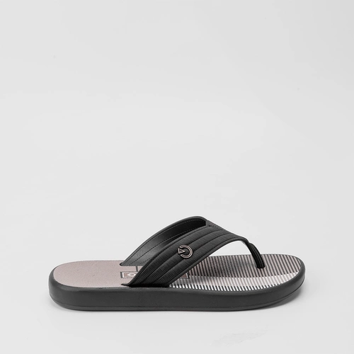 Chinelo Cartago Montreal Marrom & Preto