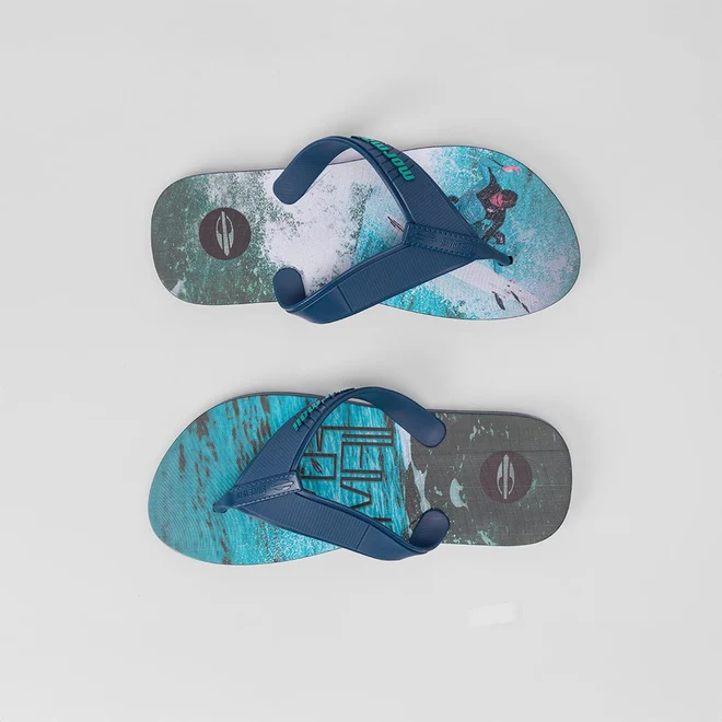 Chinelo Mormaii Tropical Graphi Azul
