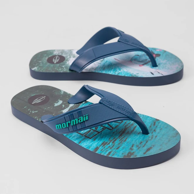 Chinelo Mormaii Tropical Graphi Azul
