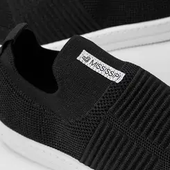 Tênis Casual Mississipi Texturizado Preto