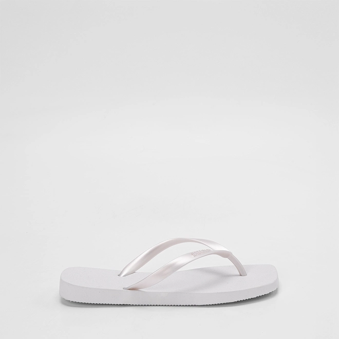 Chinelo Feminino Gabriela Glitter Branco