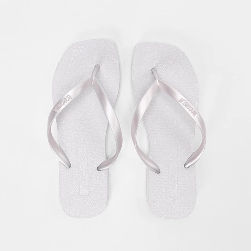 Vista 2 Chinelo Feminino Gabriela Glitter Branco Vinho GABRIELA Vinho