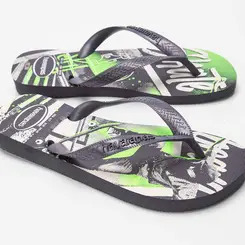 Chinelo Masculino Havaianas Top Athletic Original Neon & Grafite