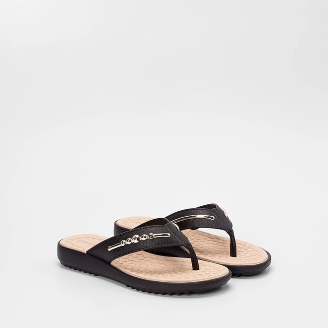 Tamanco Feminino Azaleia Anabela Taina Preto