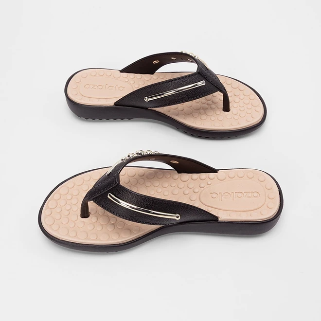 Tamanco Feminino Azaleia Anabela Taina Preto