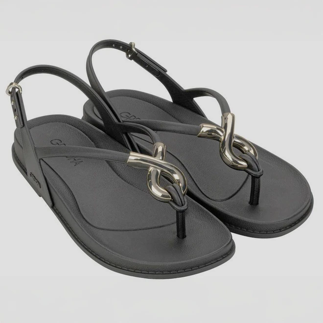 Sandália Grendha Musa Flatform Preto