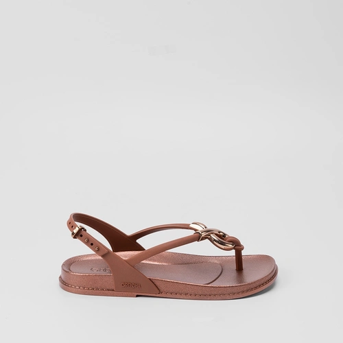 Sandália Grendha Musa Flatform Bronze