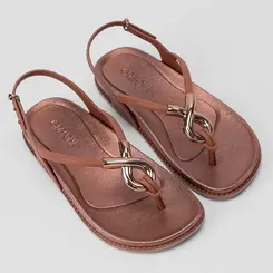 Sandália Grendha Musa Flatform Bronze