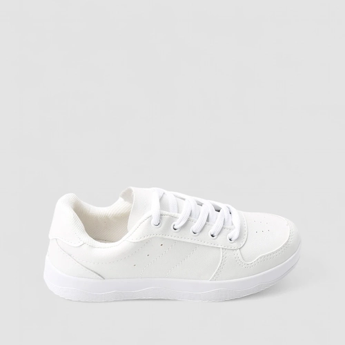 Tênis Penélope Casual Feminino Recortes Branco
