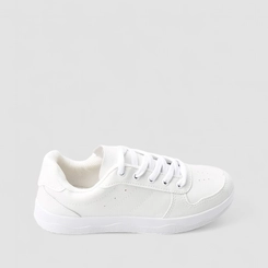 Tênis Penélope Casual Feminino Recortes Branco