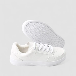 Tênis Penélope Casual Feminino Recortes Branco