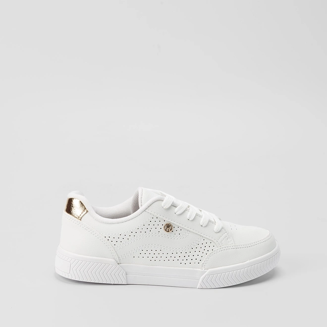 Tênis Kolosh Casual Feminino: Pespontos Branco em Promoção Studio Z