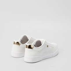 Tênis Kolosh Casual Feminino Pespontos Branco