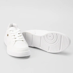 Tênis Kolosh Casual Feminino Pespontos Branco