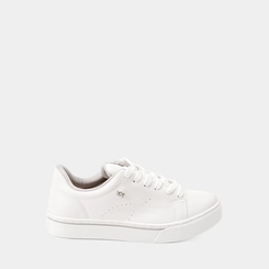 Tênis Casual Feminino Via Marte: Pespontos Branco Studio Z