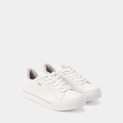 Tênis Casual Feminino Via Marte Pespontos Branco