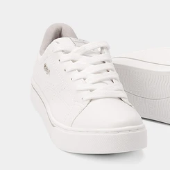Tênis Casual Feminino Via Marte Pespontos Branco