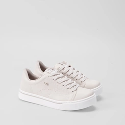 Tênis Casual Feminino Via Marte Pespontos Cinza